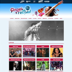 Site Web gospel festival